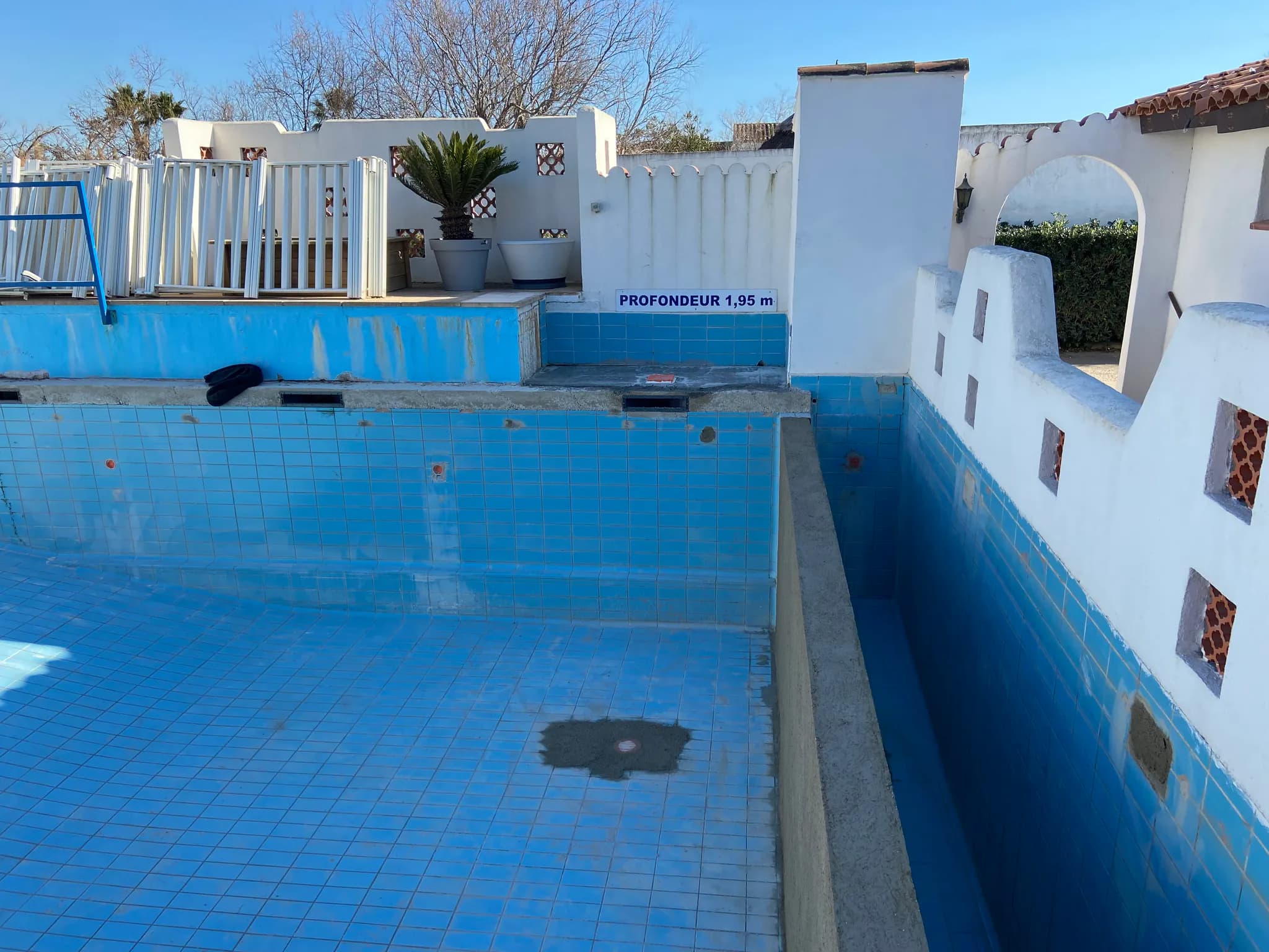 Rénovation piscine - Avant